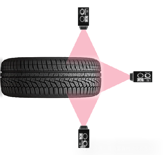 輪胎幾何跳動(dòng)線激光傳感器檢測(cè)系統(tǒng)